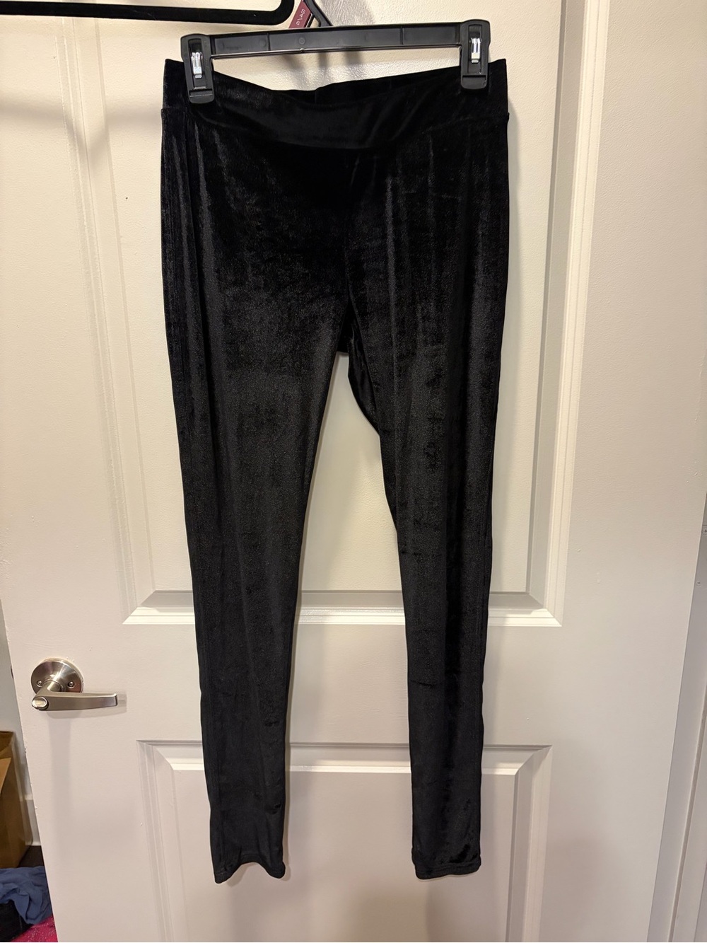 a.n.a Black Velvet Leggings